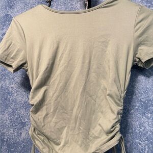Sleek Olive Green Women's Top